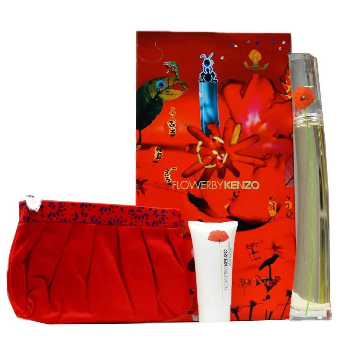 Kenzo Flower 3 Piece Gift Set Women Eau DE Parfum Natural Spray 100ML