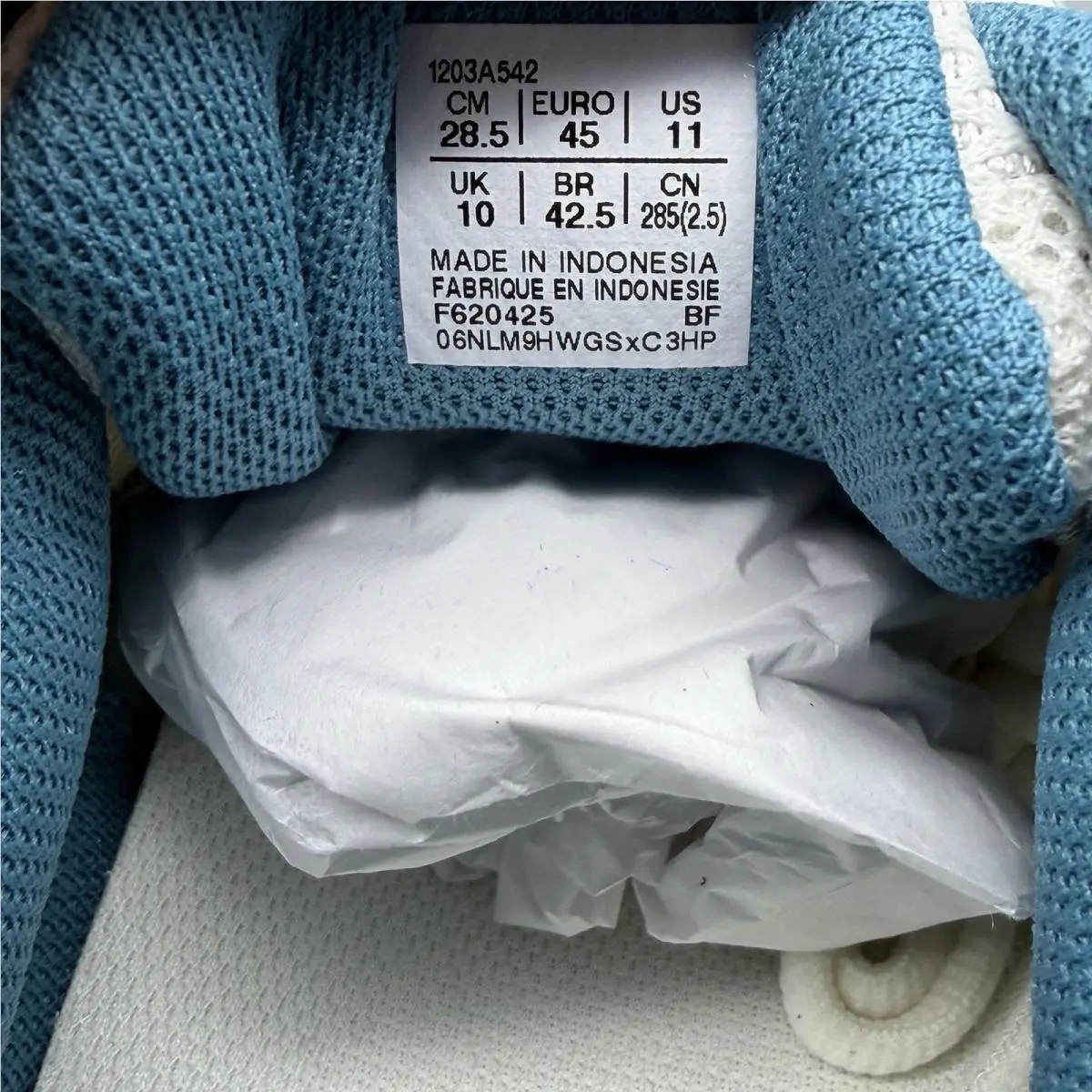 Asics shoes - ASICS Gel-NYC 2055 - 1203A542-106 - Cream/Blue Teal (UPC: 0197298913072) 9