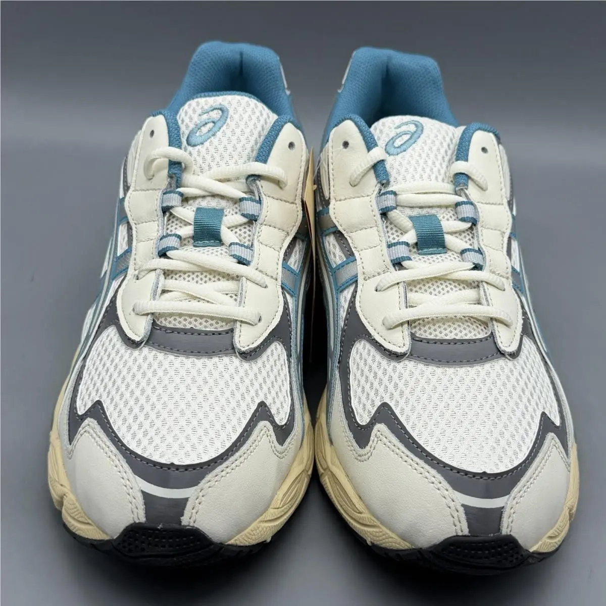 Asics shoes - ASICS Gel-NYC 2055 - 1203A542-106 - Cream/Blue Teal (UPC: 0197298913072) 0