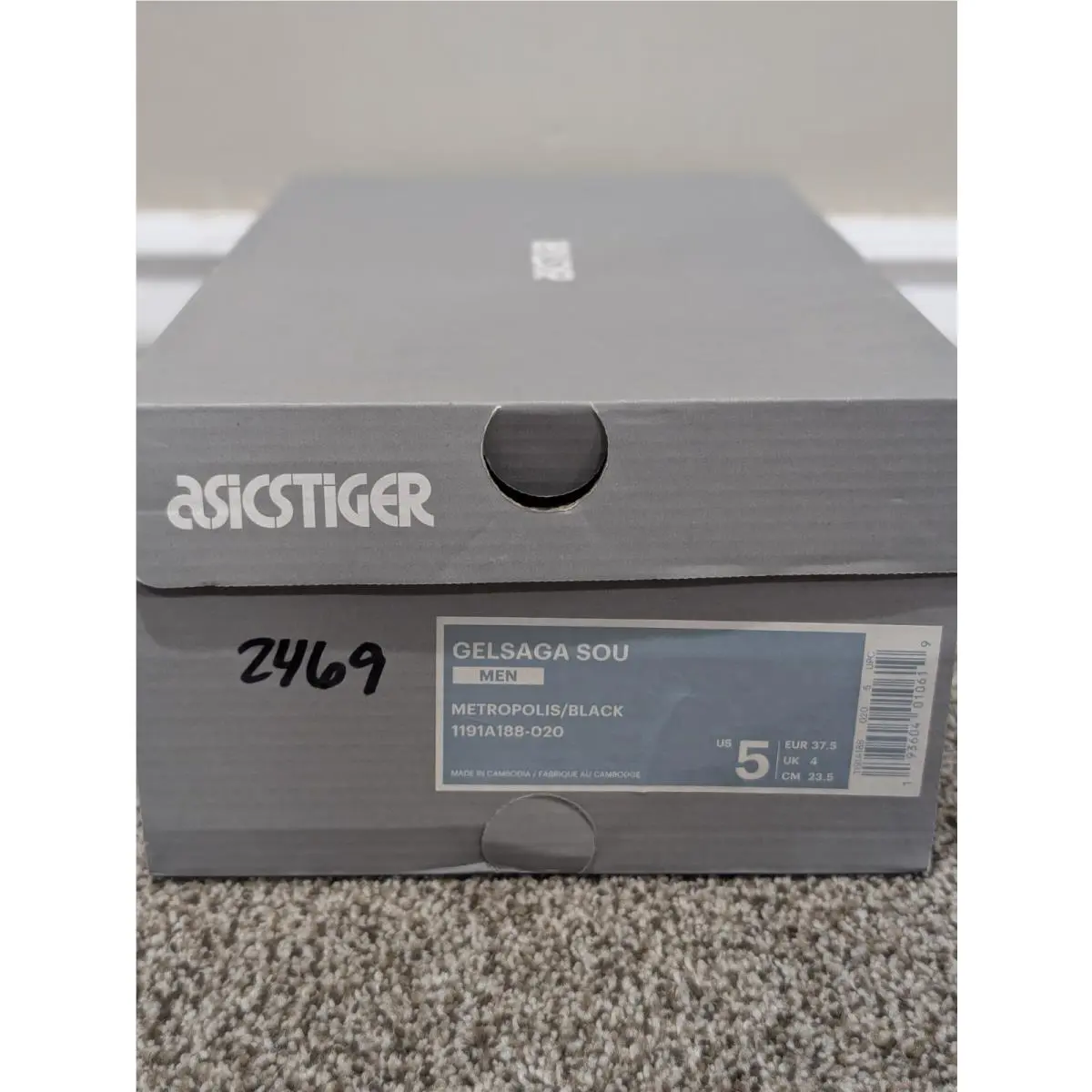 Asics shoes - ASICS Gel Saga - Gel Saga - 1191A188-020 - Black 5
