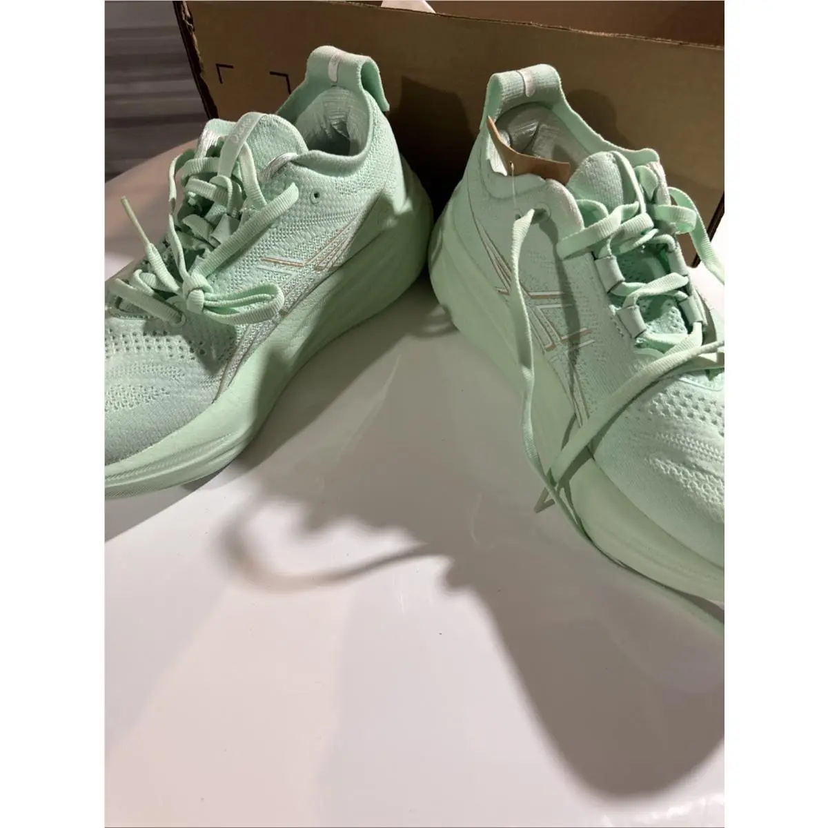 Asics shoes - ASICS Wmns Gel Nimbus 26 - 1012B601-300 - Mint Tint/Pale Mint 3
