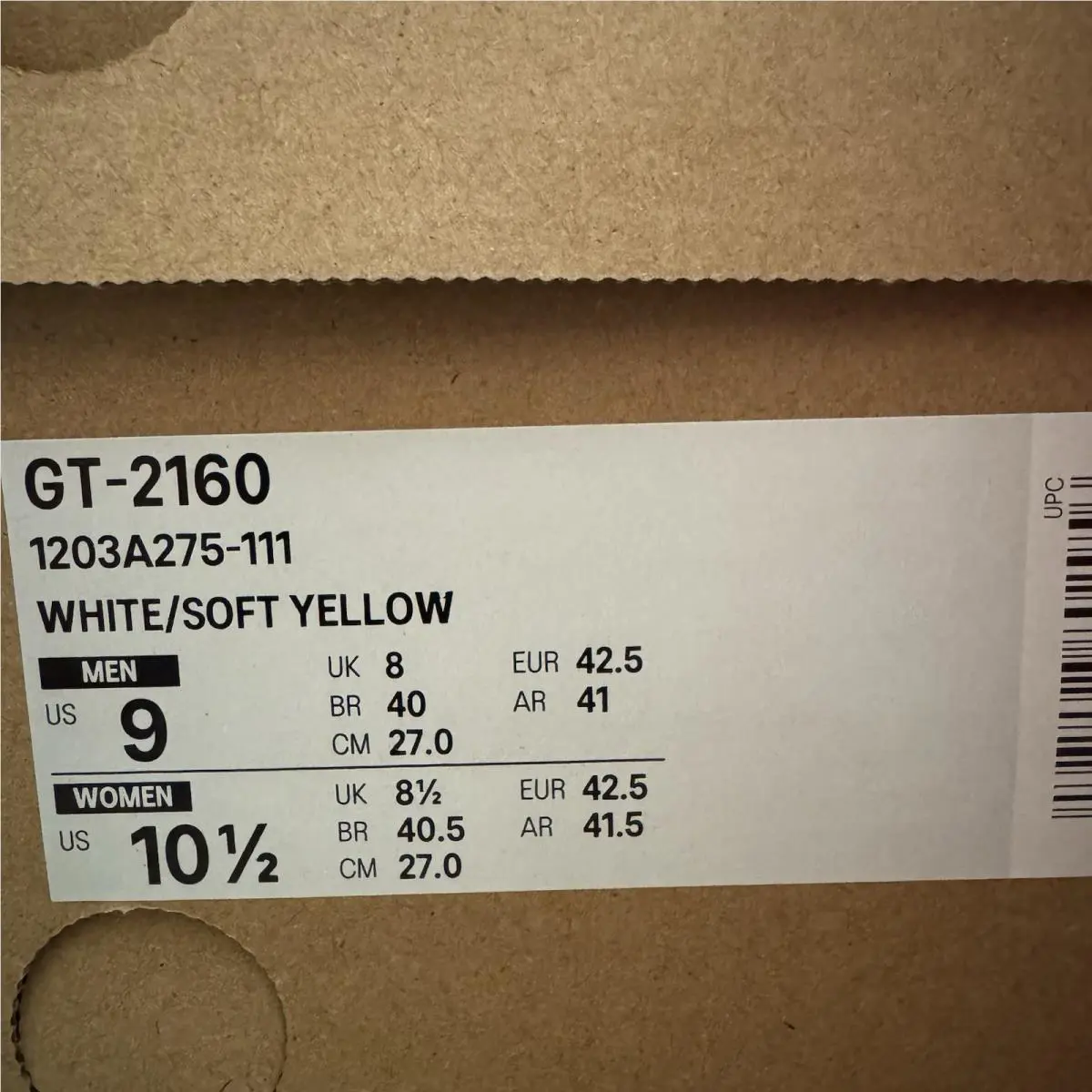 Asics shoes - ASICS GT-2160 - 1203A275-111 - White 7