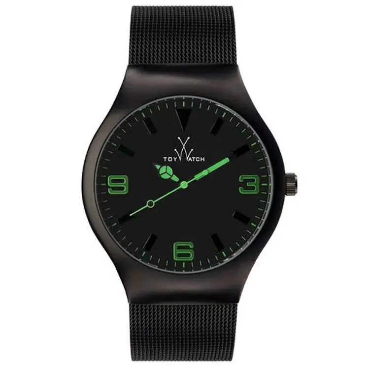 Toywatch MH04BK Black Dial Leather Strap Women s Fashion Quartz Analog Watch