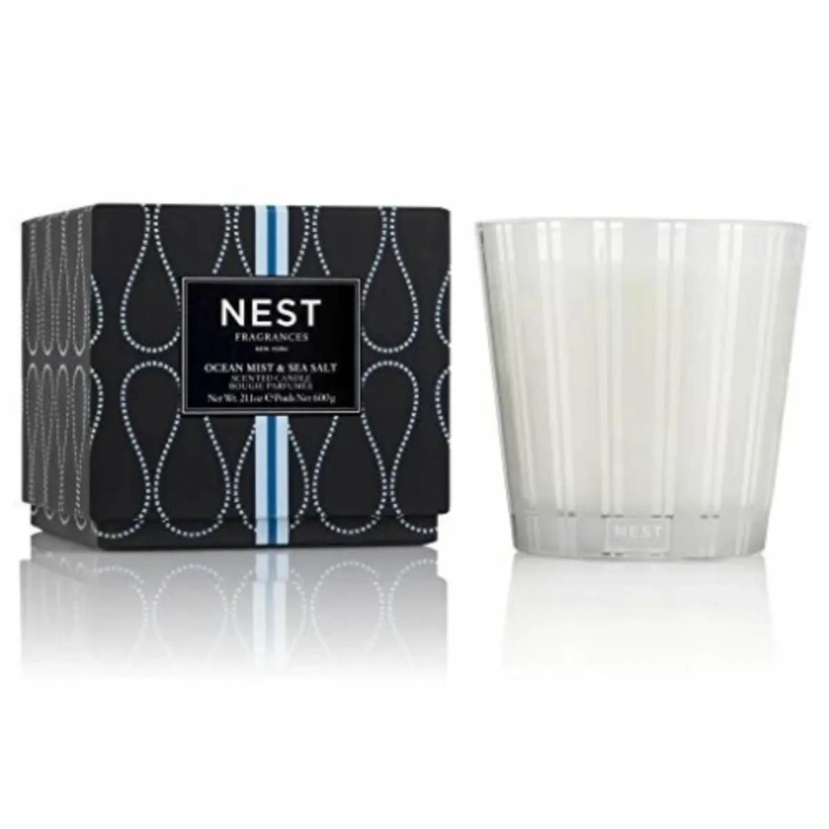 Nest York Fragrances 3-Wick Candle- Ocean Mist Sea Salt 21.2 oz 600g