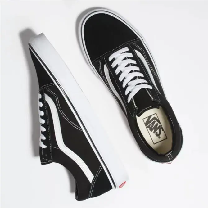 Vans shoes - Old Skool - Old Skool - Athletic - Black/White 0