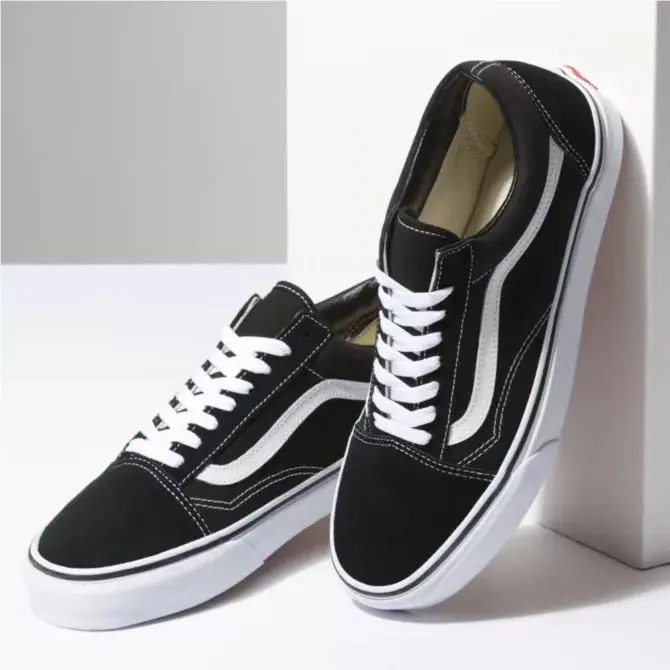 Vans shoes - Old Skool - Old Skool - Athletic - Black/White 2