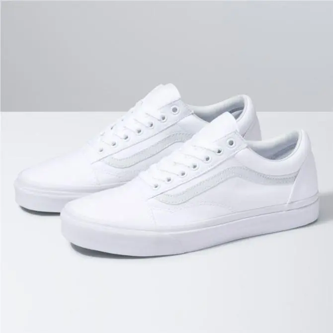 Vans shoes - Vans Classic Old Skool - Classic Old Skool - Athletic - True White 10