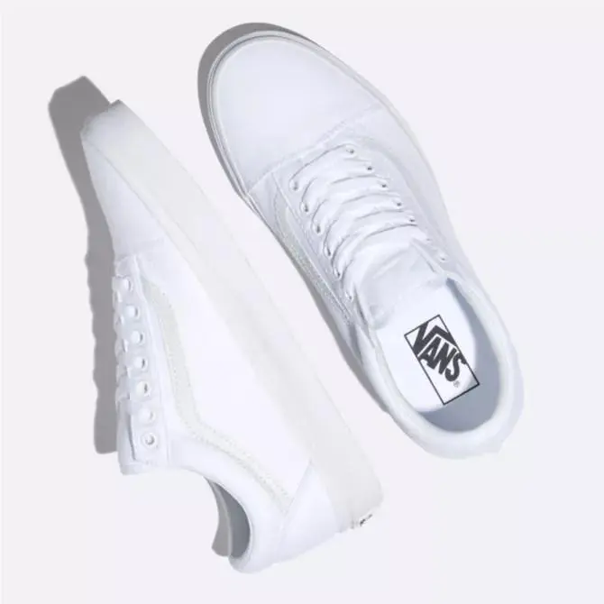 Vans shoes - Vans Classic Old Skool - Classic Old Skool - Athletic - True White 5