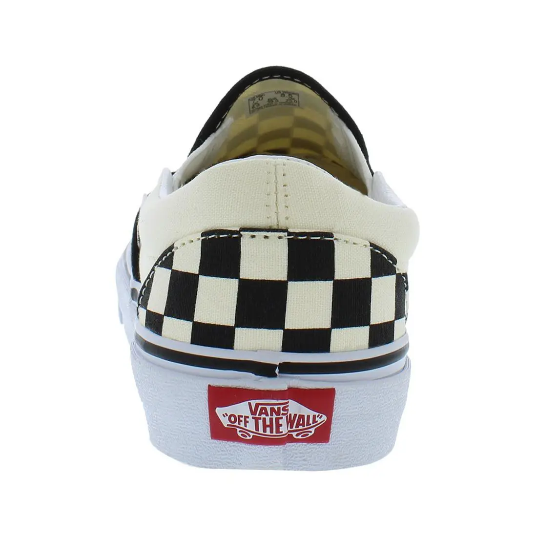 Vans shoes - Black/White Checkerboard/White, Main: White 2
