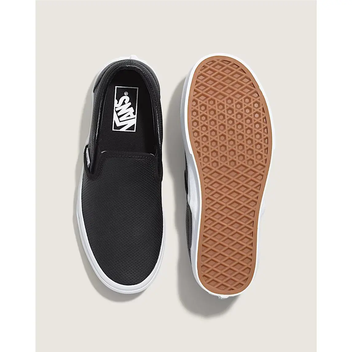 Vans shoes - VANS Classic - Classic - VN000XG8DJ6 - Black, Manufacturer: Perf Leather Black (UPC: 889586427285) 5