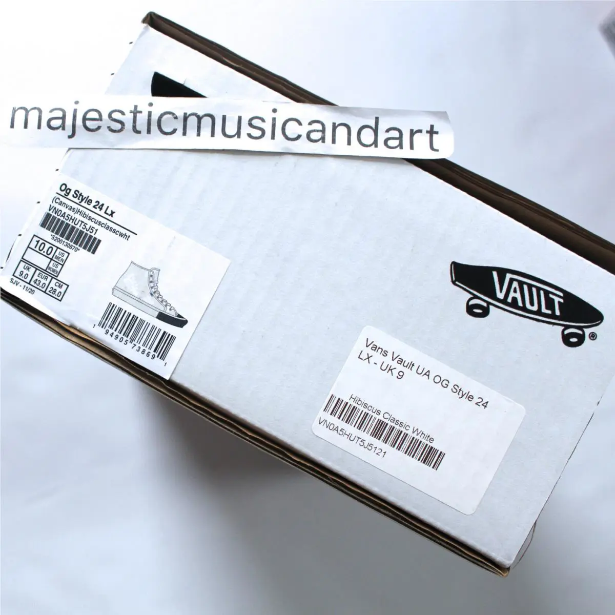 Vans shoes - OG Style 24 LX Hibiscus White - White 5