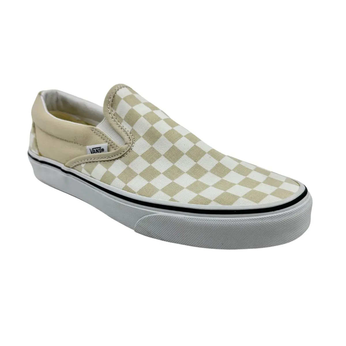Vans shoes - VANS Classic Slip-On - Classic - VN000XG88MA - Beige, Manufacturer: (Checkerboard) Turtle Dove White (UPC: 192828916967) 0