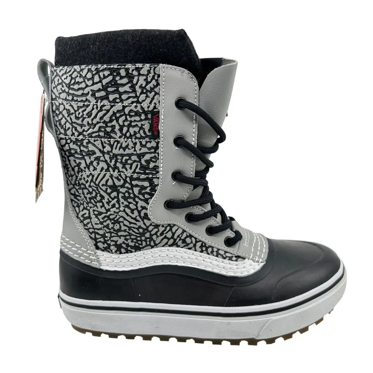Vans Standard Snow Mte Gray Black Mens Size 7.5 Boot Snow Boot - Gray, Manufacturer: Gray Black