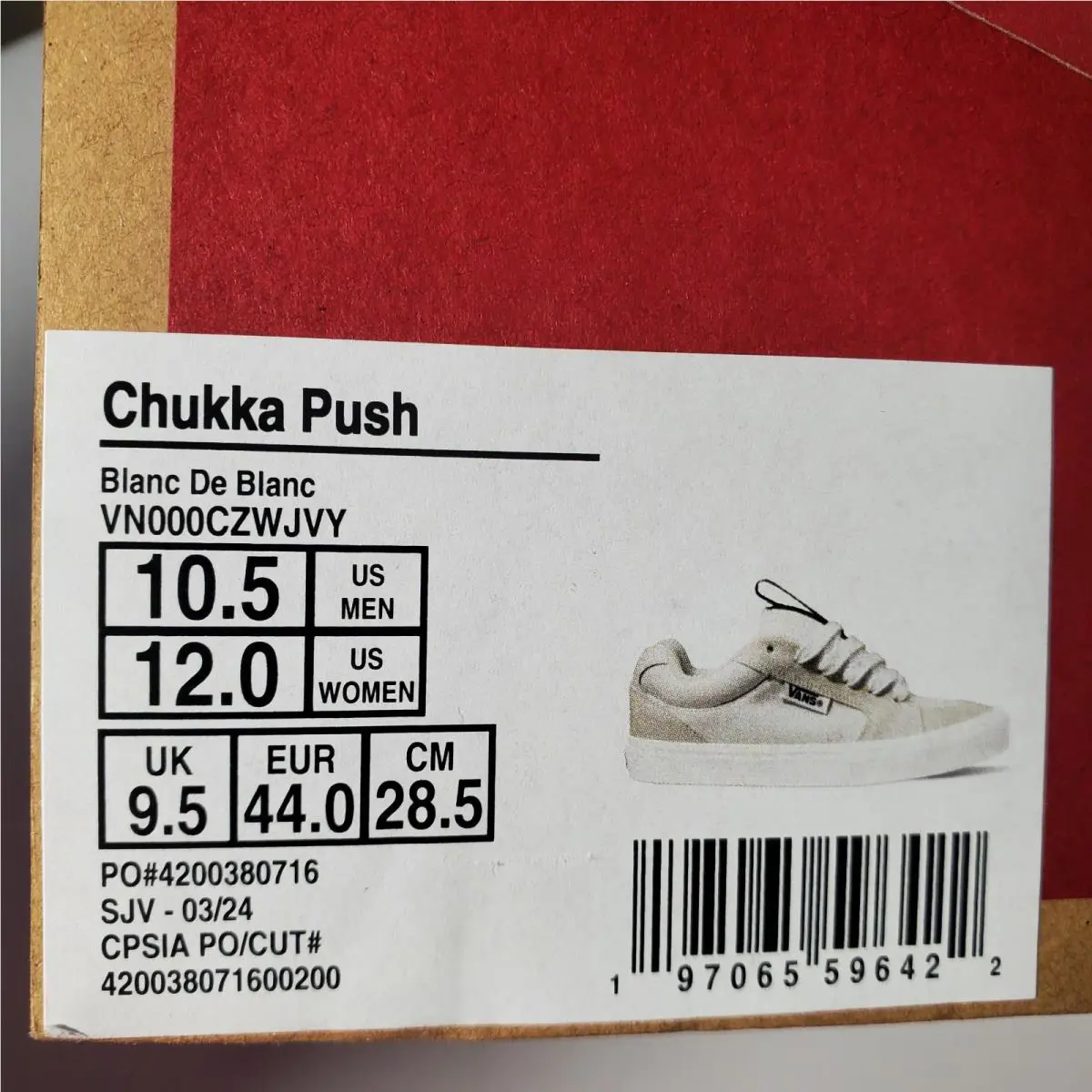 Vans shoes - VANS Chukka - Chukka - White 7