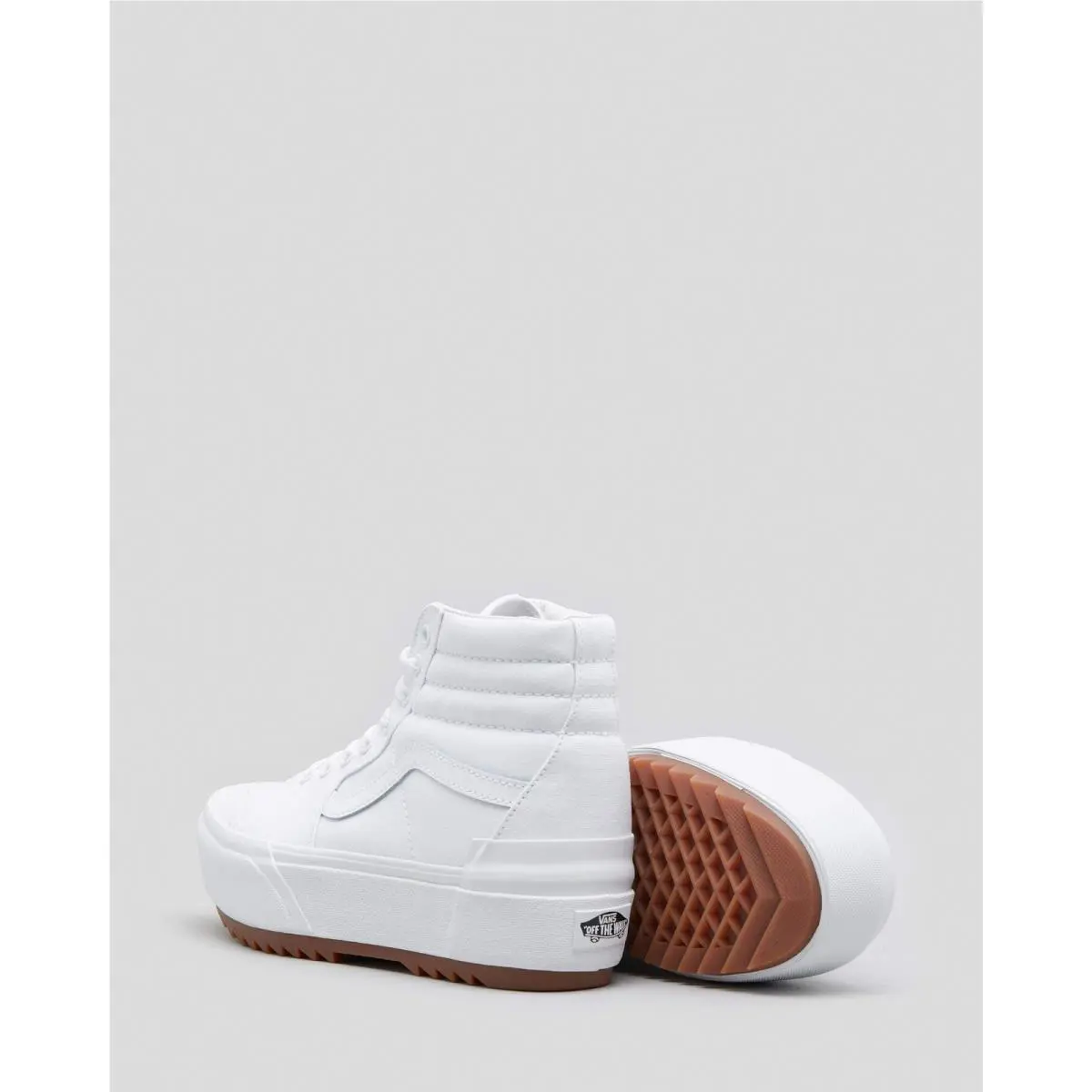 Vans shoes - VANS Sk8-Hi - VN0A4BTWL5R - White/True White/Gum 2