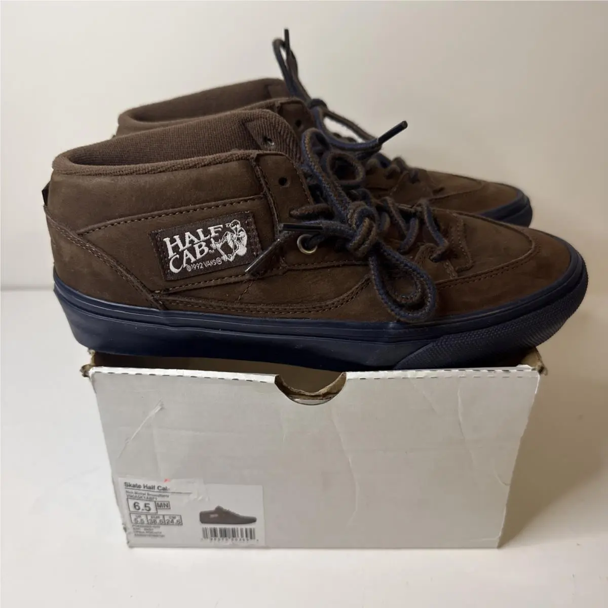 Vans Skate Half Cab Brown Men’s 6.5 Nick Michael Skateboarding Shoe