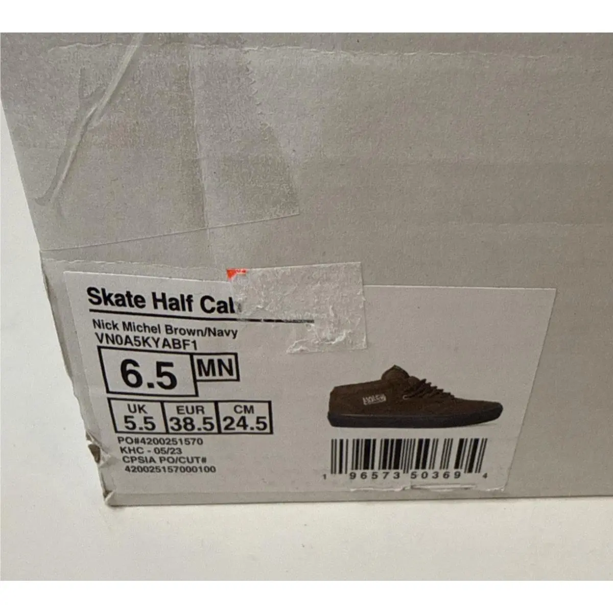 Vans shoes - VANS Half Cab - Half Cab - VN0A5KYABF1 - Brown (UPC: 0196573503694) 0