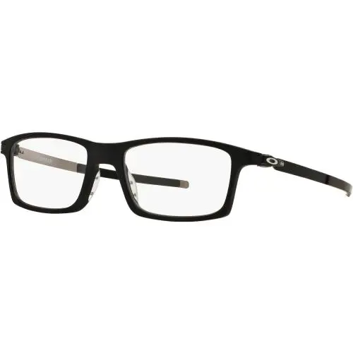 Oakley Pitchman Frames - Satin Black - Satin Black/Demo Lens, lens__map: Clear