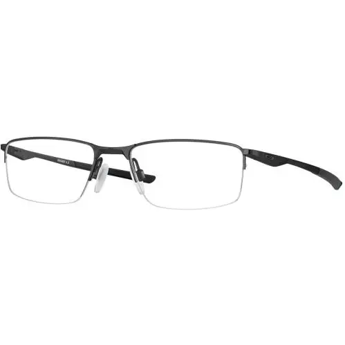 Oakley Frame 0Ox3218 Socket 5.5 Rectangle Frames - Polished Black / Clear - Polished Black/Demo Lens, lens__map: Clear