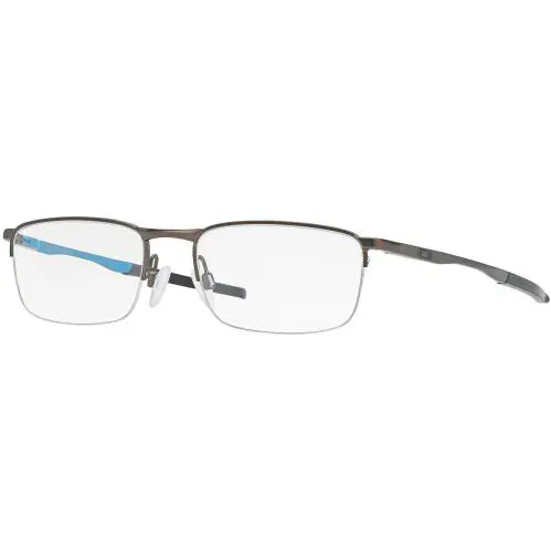 Oakley Barrelhouse Frames - 0.5 Pewter / Sky Blue - Pewter Sky Blue/Demo Lens, lens__map: Clear
