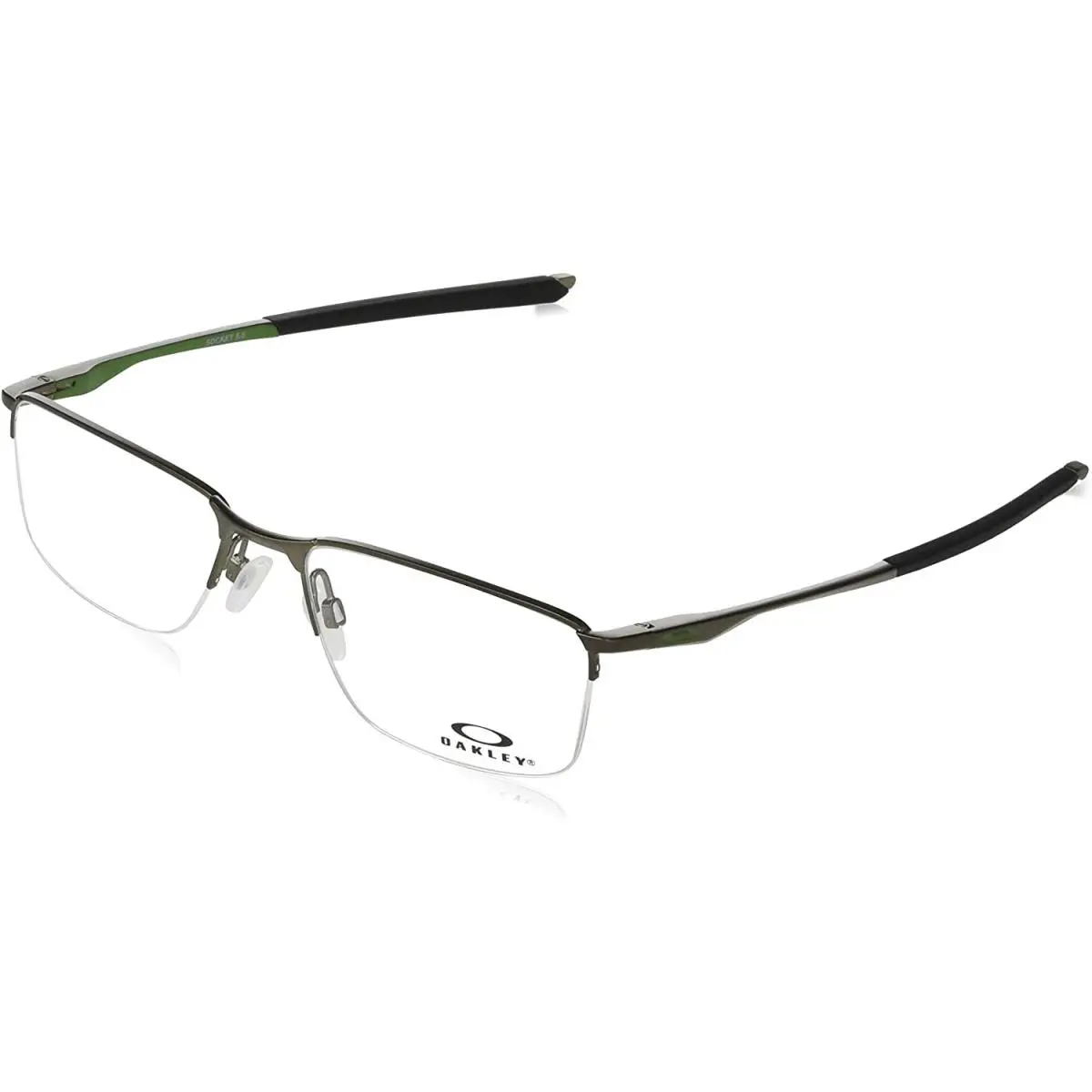 Oakley Socket 5.5 Frames - Pewter - Satin Pewter/Demo Lens, lens__map: Clear