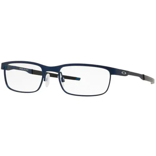 Oakley Steel Plate Frames - Powder Midnight - Powder Midnight/Demo Lens, lens__map: Clear