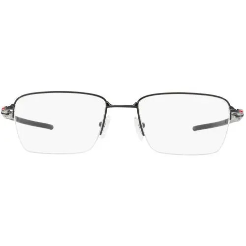 Oakley Frame 0Ox5128 Gauge 3.2 Blade Square Frames - Polished Black / Clear - Polished Black/Demo Lens, lens__map: Clear