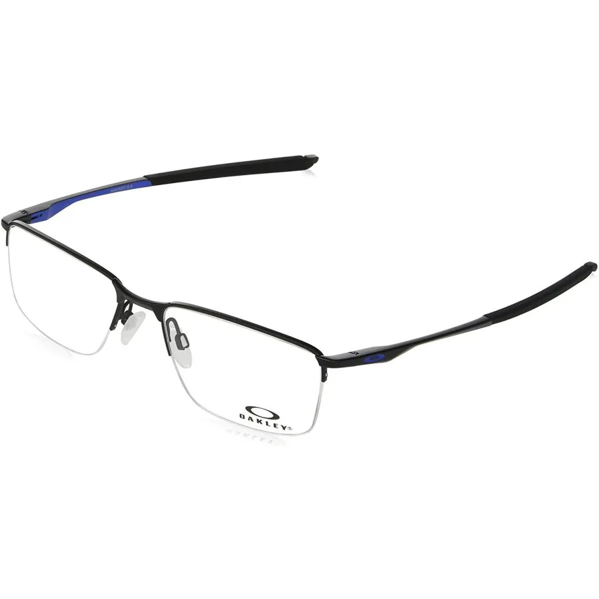 Oakley Socket 5.5 Frames - Satin Black Cobalt - Satin Black/Demo Lens, lens__map: Clear