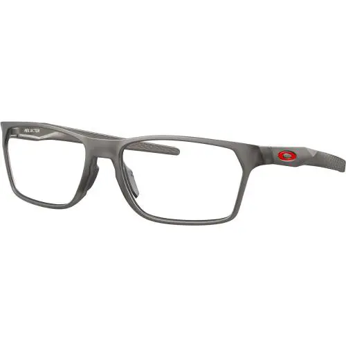 Oakley Unisex Hex Jector 0OX8032 Frames - Satin Grey Smoke - Satin Grey Smoke/Demo Lens, lens__map: Clear