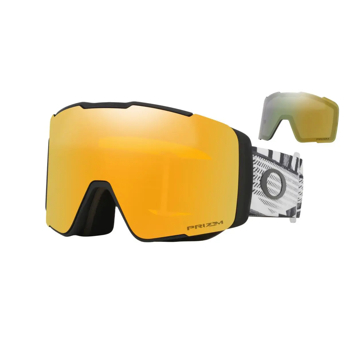 Oakley Line Miner Pro L Snow Goggles - Black Forge - Prizm Snow 24K