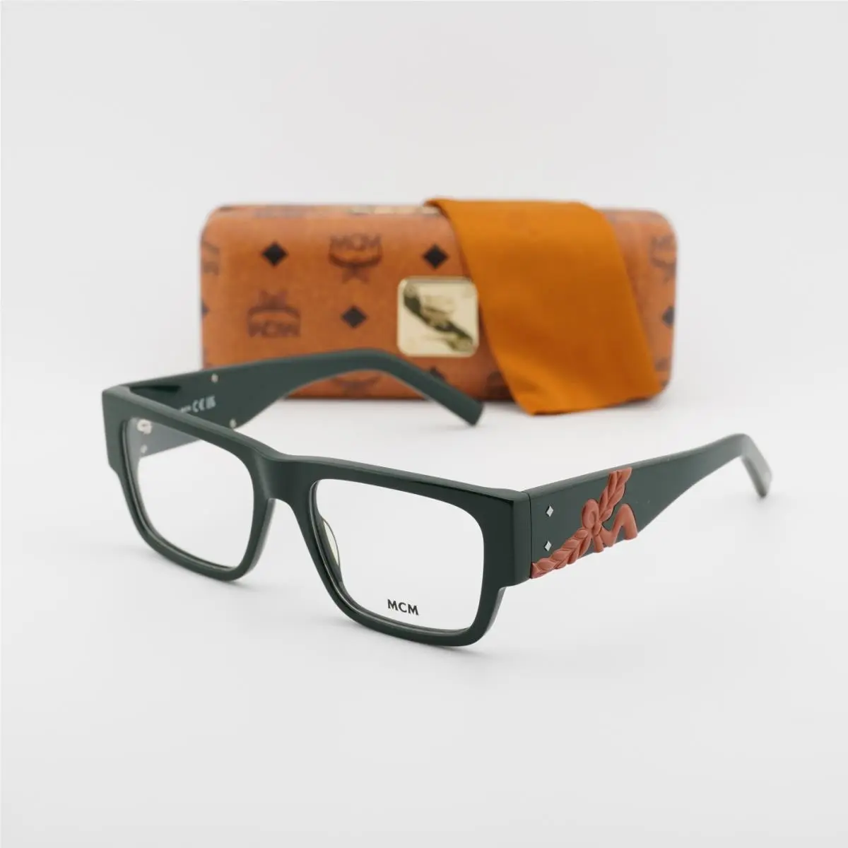 Mcm MW5013 096 Shiny Dark Green 53mm Eyeglasses
