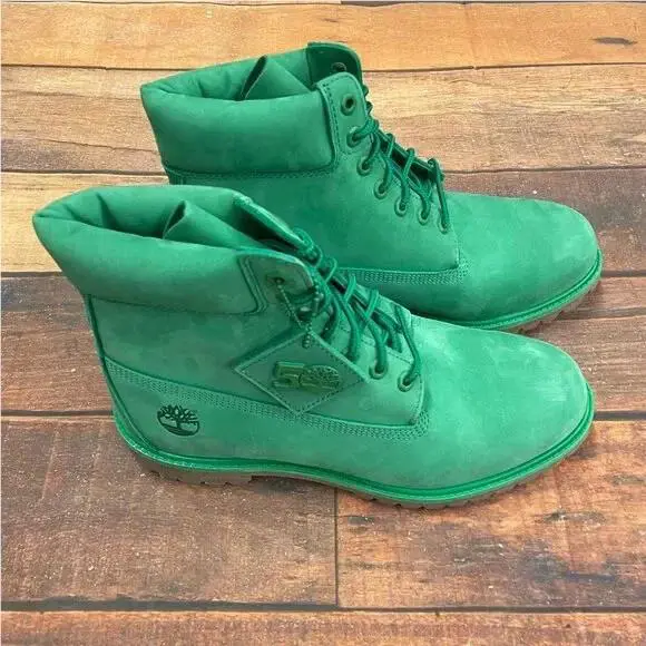 Timberland shoes - Medium Green Nubuck 1