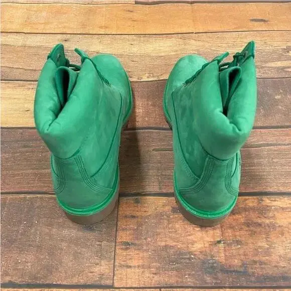 Timberland shoes - Medium Green Nubuck 4