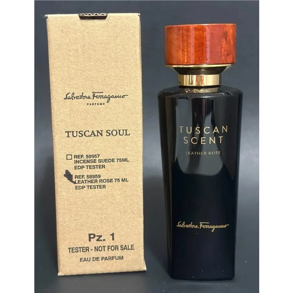 Salvatore Ferragamo Tuscan Scent Leather Rose Unisex Edp 2.5oz/ 75ml Tst Box