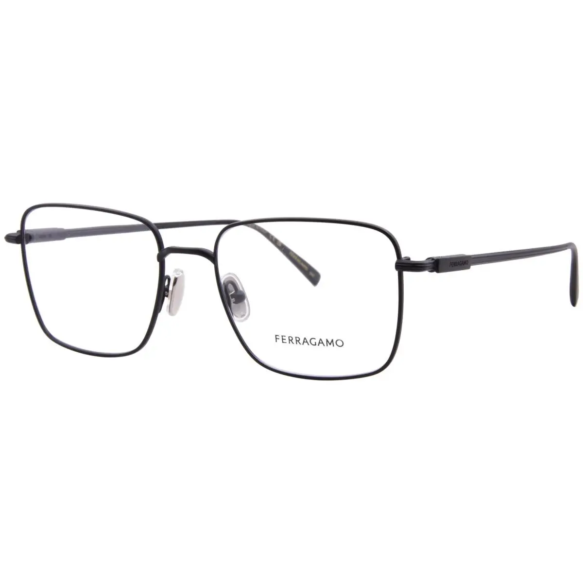 Salvatore Ferragamo SF2231 002 Eyeglasses Men`s Matte Black Full Rim 53mm