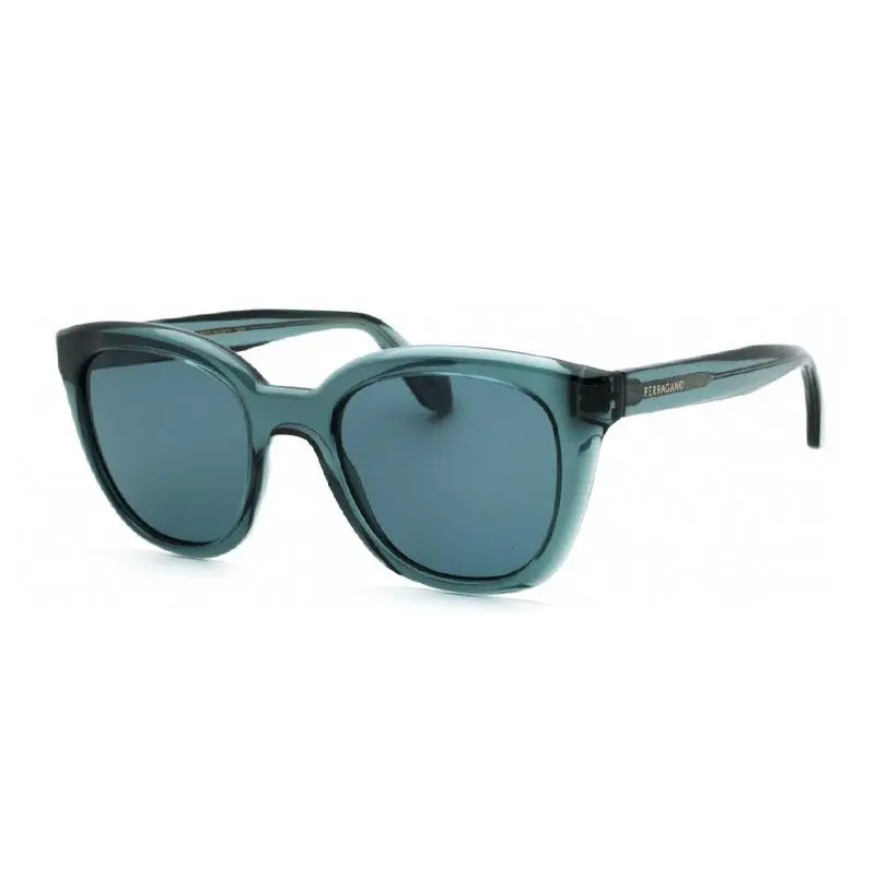 Salvatore Ferragamo SF2000S 438 Transparent Avio/blue 52-21-145 Sunglasses