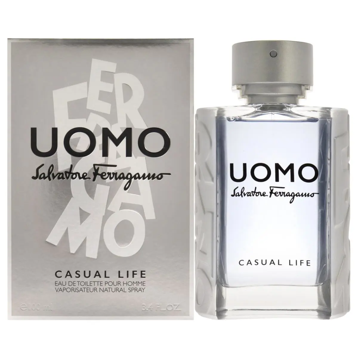 Uomo Casual Life  For Men - 3.4 oz Edt Spray by Salvatore Ferragamo