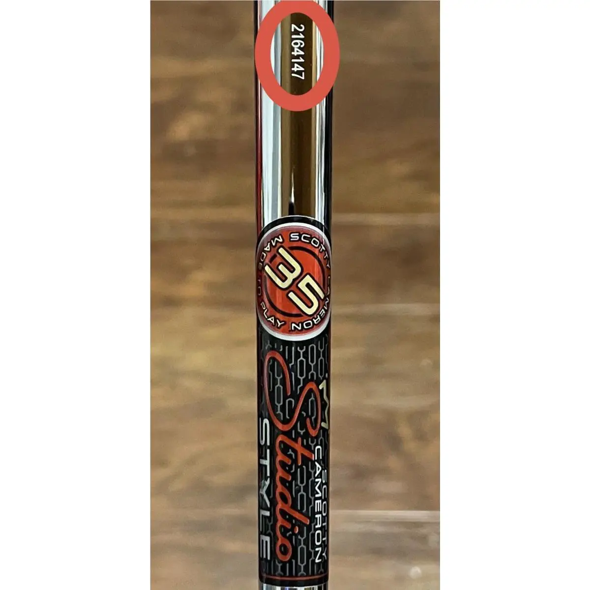 Scotty Cameron  - Studio Style Fastback - SCS - Xtreme Dark Finish - DLC - Gold, Lie Angle: Black 5