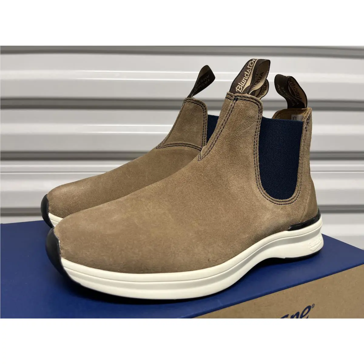 Blundstone shoes - Blundstone 2146 Elastic Sided Suede Chelsea Boot - 2146 - Beige 11