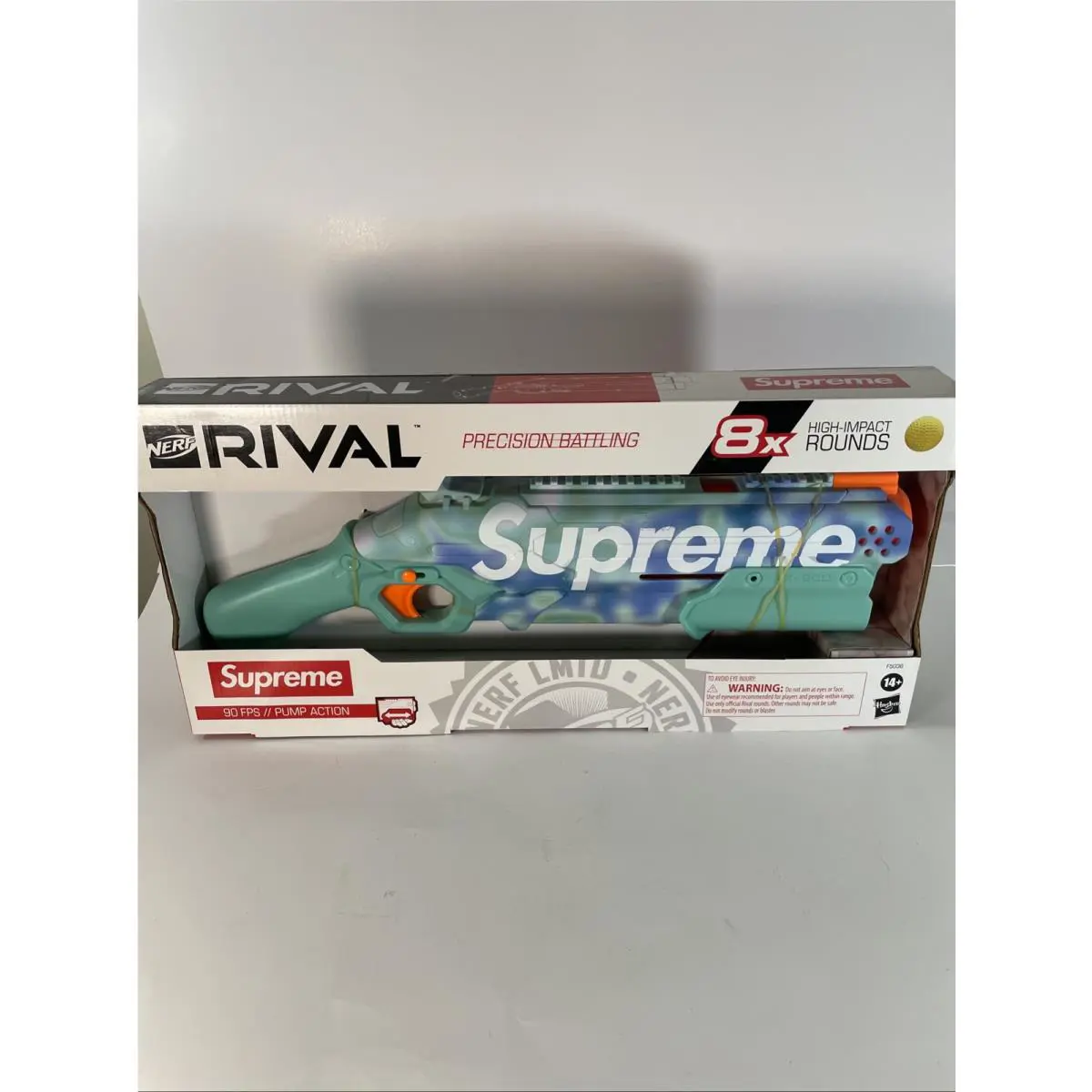Supreme Nerf Rival Takedown Blaster Blue