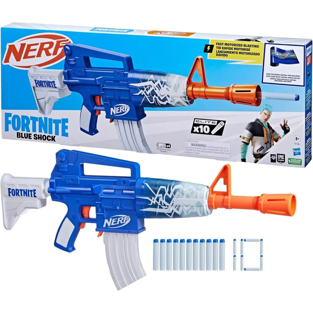 Ner Fortnite Blue Shock