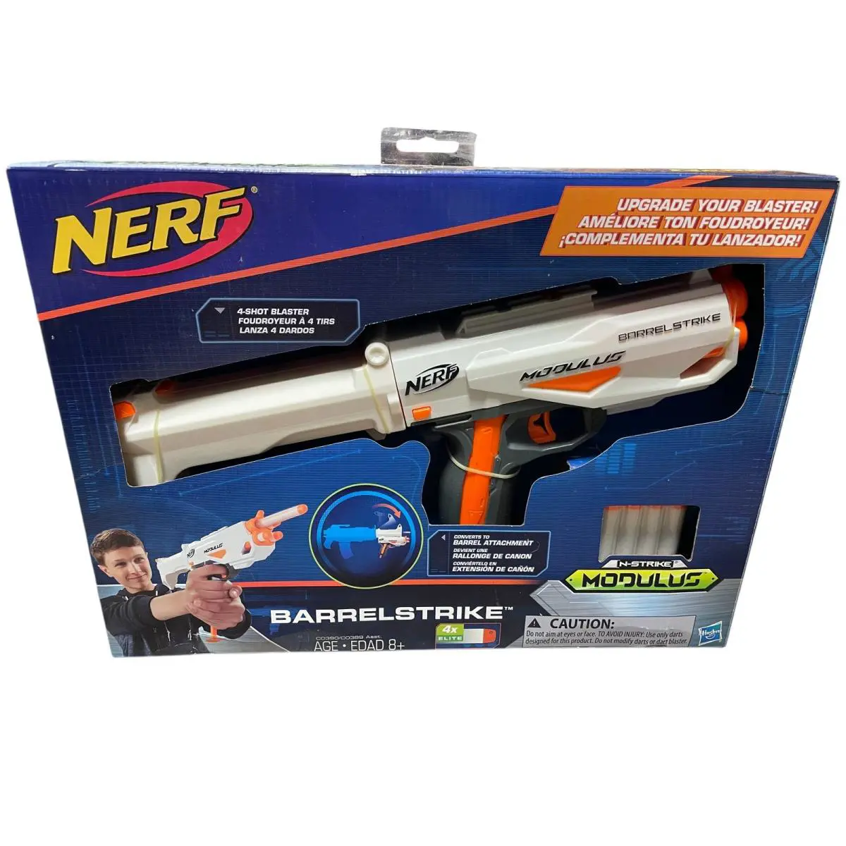Nerf Modulus Barrelstrike C0388 4X Elite Barrel Strike Blaster