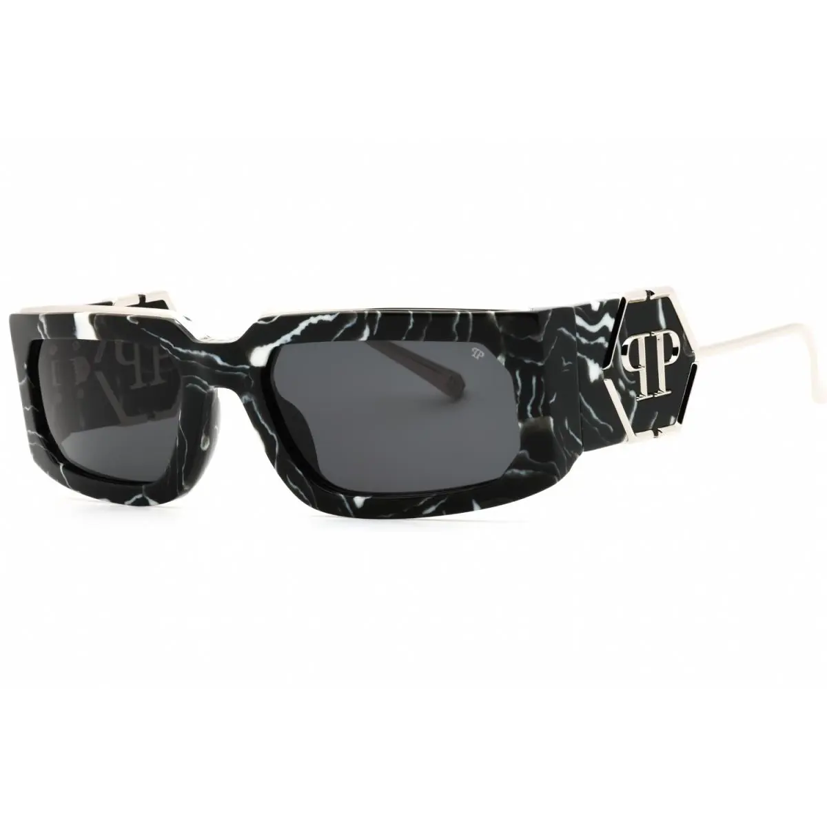 Philipp Plein SPP119M-Z21-58 Sunglasses Size 58mm 135mm 21mm Marble Unisex