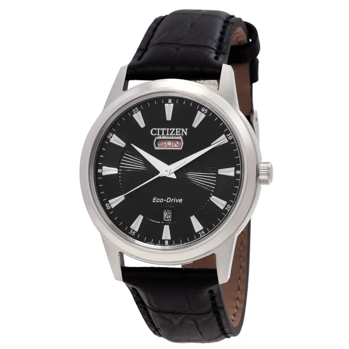Citizen Eco-drive Black Dial Men`s Watch AW0100-27E