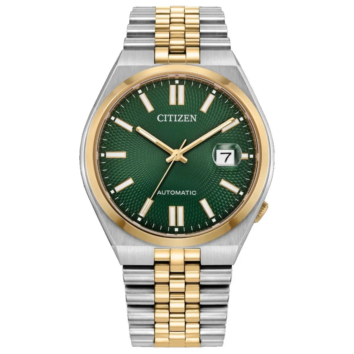 NK0024-54X Men`s Tsuyosa Two Tone Green Dial Automatic Watch by Citizen