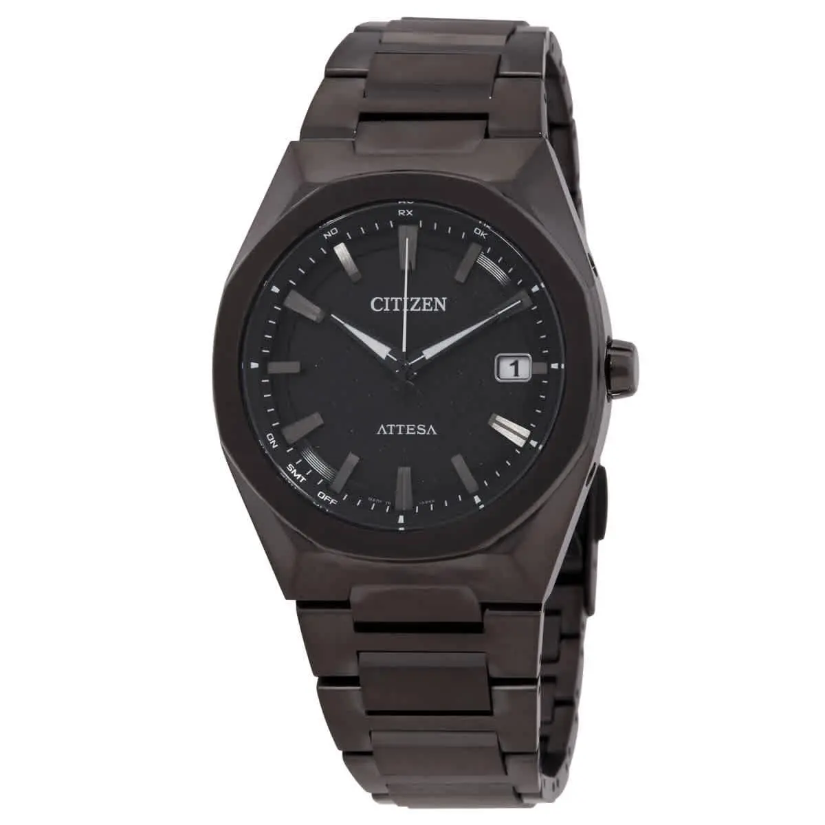 Citizen Attesa Eco-drive Black Dial Men`s Watch CB3045-61E