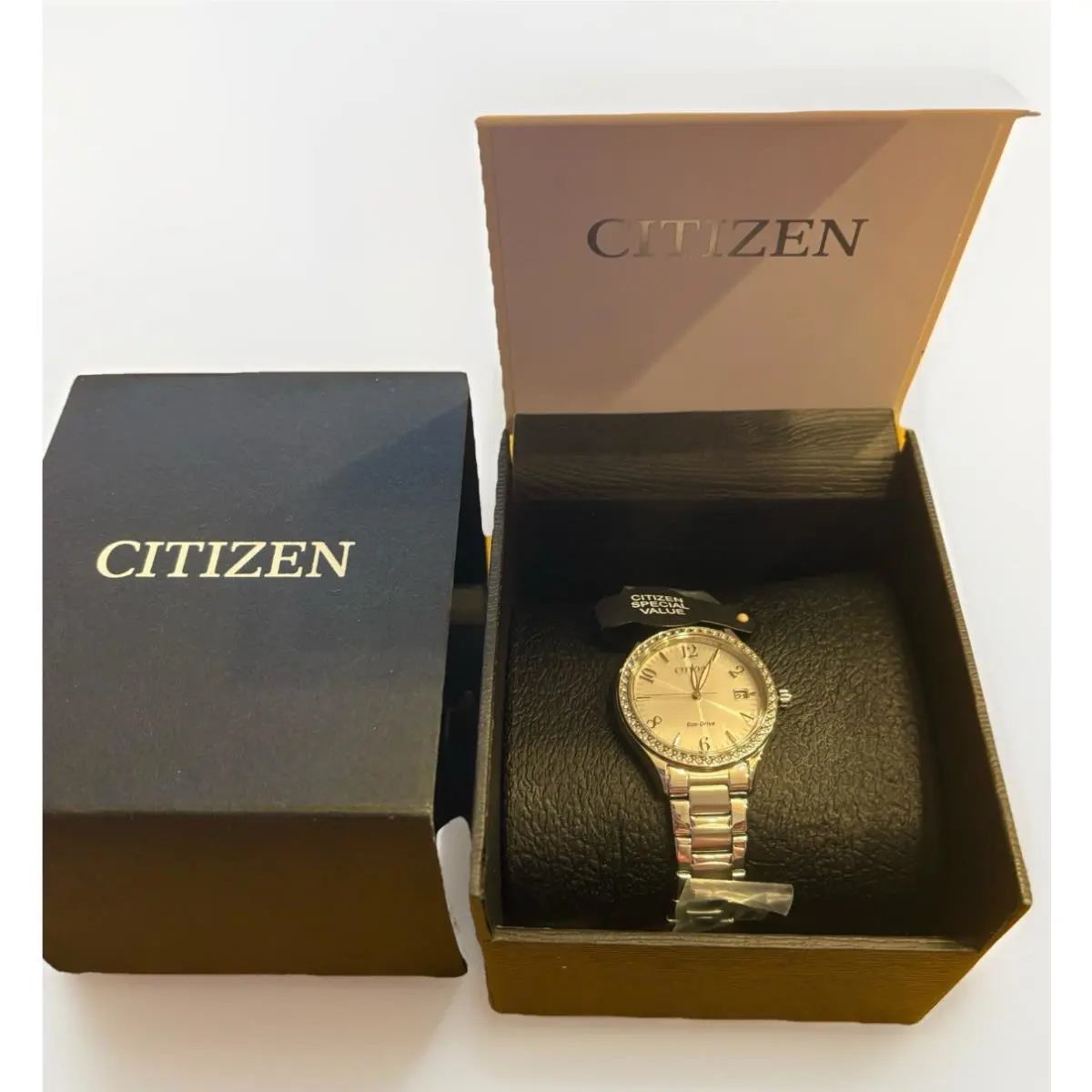 Citizen Eco Drive Classic Women`s Crystal Eco-drive Watch EO1181-55A