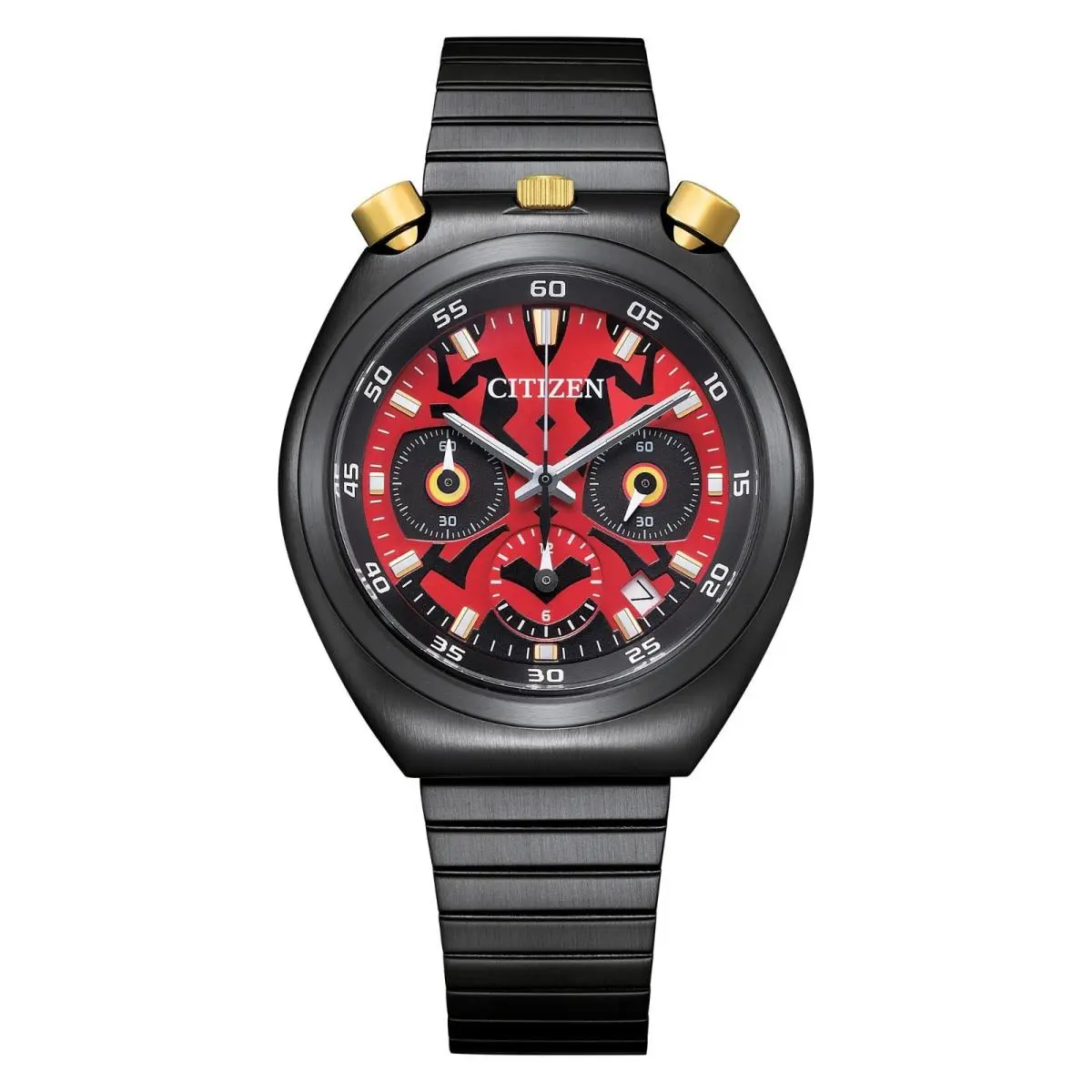 Men`s Watch Star Wars Darth Maul Tsuno Chrono Black Bracelet AN3668-55W by Citizen