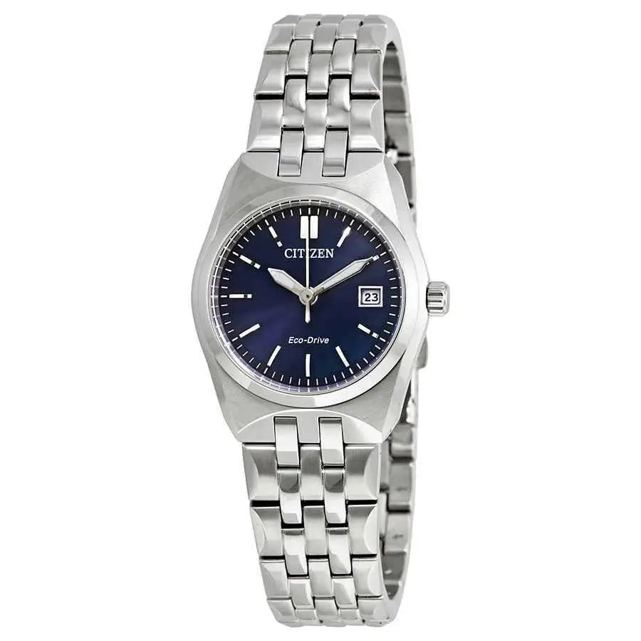 Citizen EW2290-54L Corso Eco-drive Silver Tone Classic Blue Dial Ladies Watch