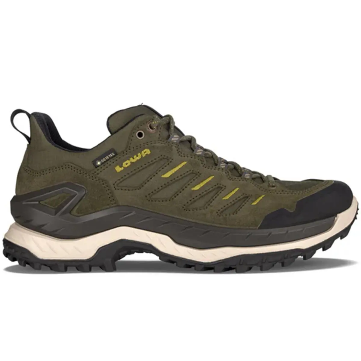 Lowa 3115507829 Men`s Innovo Gtx Lo Olive/amber Green Waterproof Hiking Shoes
